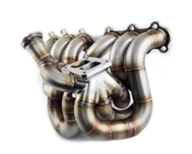 Powerhouse Racing NA-T S23 Equal Length Billet Collector Turbo Manifold Open Scroll w/ Dual 44/46mm Wastegates Toyota 2JZ-GE